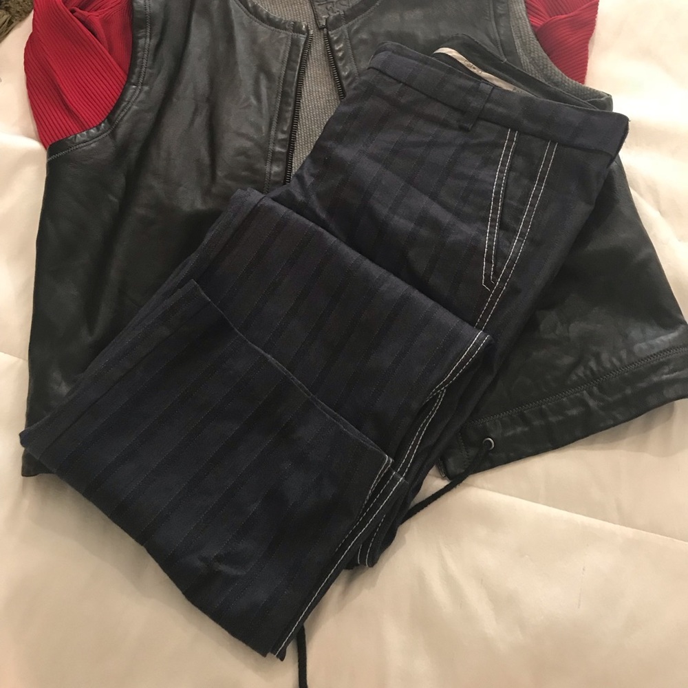 Dressy denim pants